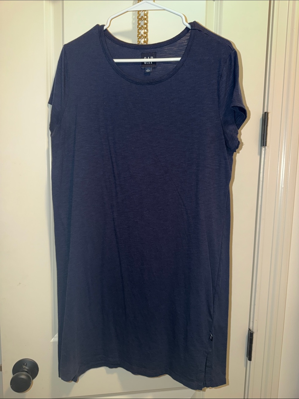 Old Navy Navy Mini T-Shirt Dress